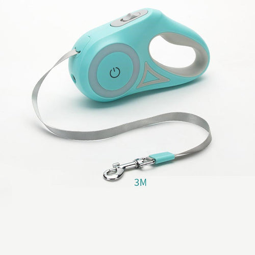 Dog Leash Retractable Leash And Dog Collar Spotlight Automatic Pet Dog