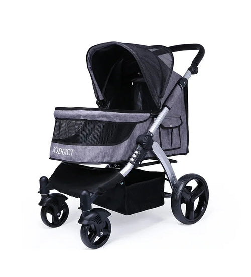 Foldable Large Size Luxury Pet Cart Large Dog Cart Multiple Cats for