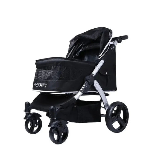 Foldable Large Size Luxury Pet Cart Large Dog Cart Multiple Cats for